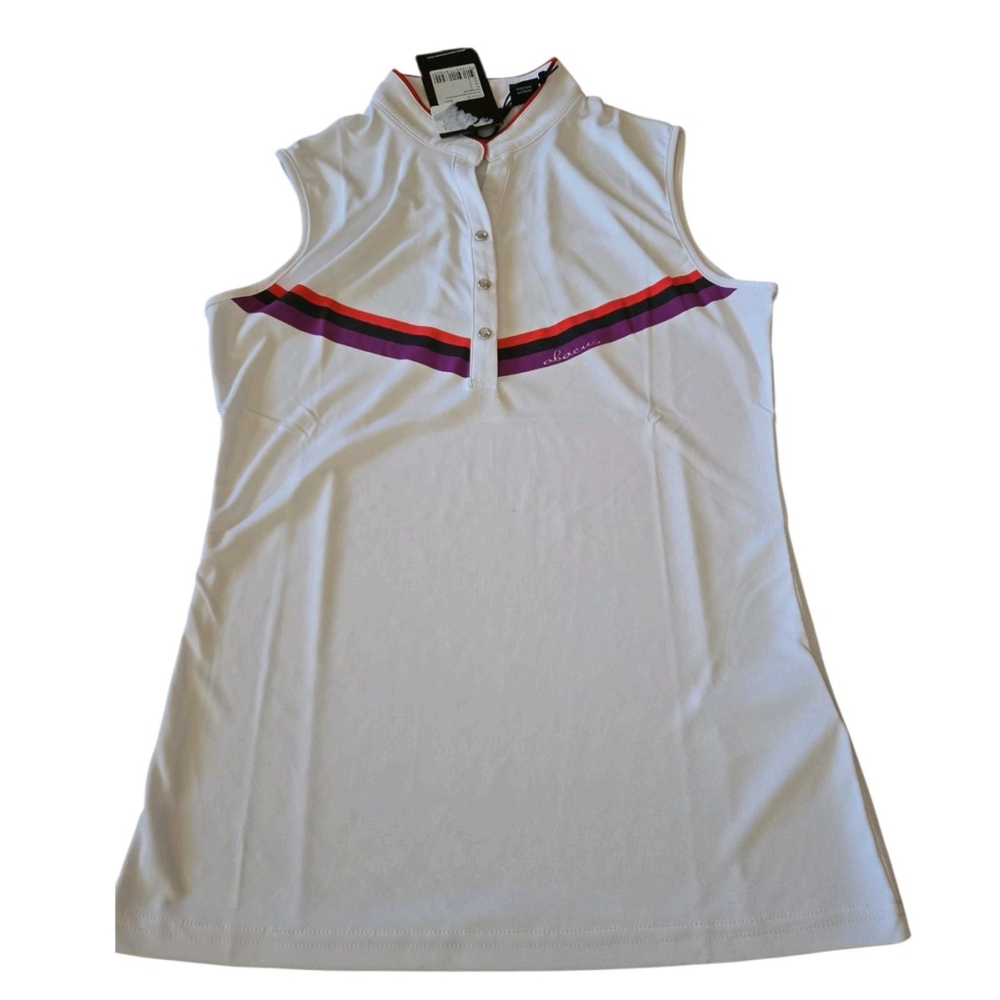 Abacus Women's Golf Sleeveless Top Sz Small New With Tags Dry Cool (C-42)